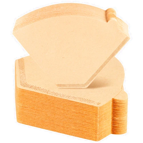 Prudiut Coffee Filters #4, Unbleached Natural Coffee Filters 8-12 Cup, Disposable Coffee Filters, 4 Cone Paper Compatible with Ninja Coffee Maker, Pour Over and Drip Coffee Maker, 200 Count