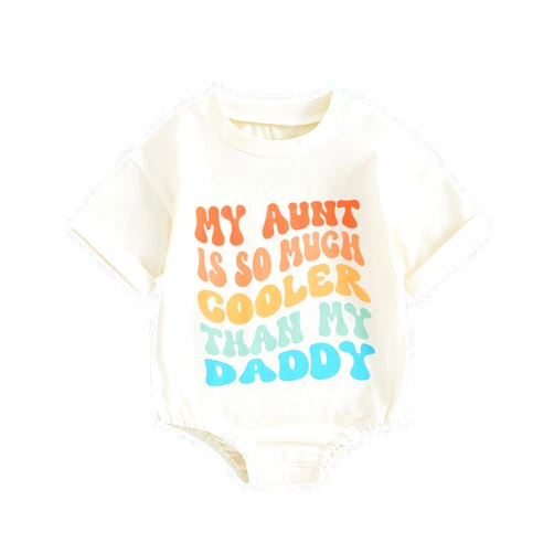 CHAUKAREAUL Baby Girl Bubble Romper 4th of July Baby Girl Outfit Short Sleeve Crewneck Popsicle Bodysuit Summer Clothes