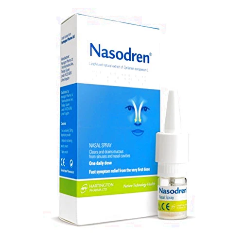 Hartington Pharma Ltd Nasodren: Nasal Spray for Sinus Infection Symptoms Relief by Nasodren