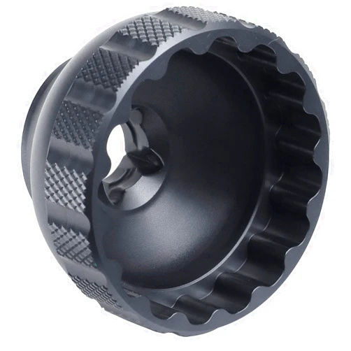 PEATOVIE 16-Notch Bottom Bracket Tool Bottom Compatible with Shimano BBR60, MT-800, etc.-Black(Compatible with BBT-59.2)