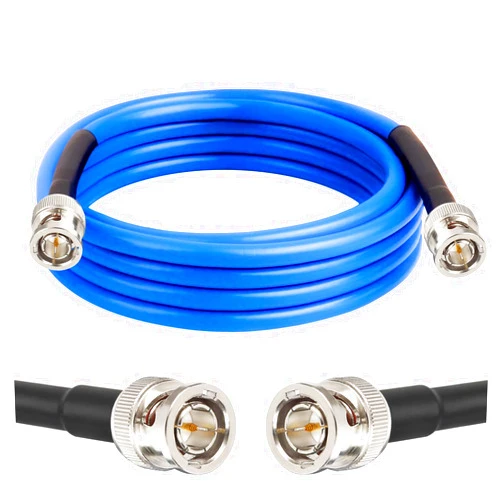 XRDS -RF 6FT SDI Cable BNC Cable, 3G/6G SDI Cable BNC Digital Video Cable 75 Ohm RG59 BNC Male Cable for 3G/6G HD SDI Camera Monitor Video Recorder SDI to HDMI Converter Splitter Security Camera