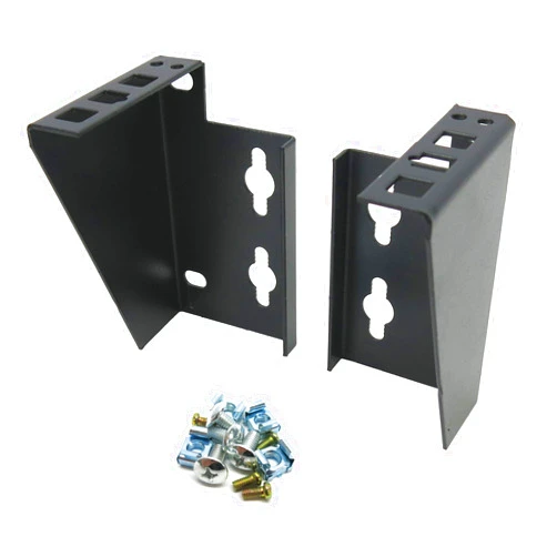CNAweb 1U 19-Inch Steel Wall or Relay Rack Mountable Simple Vertical Rack and Server Rack