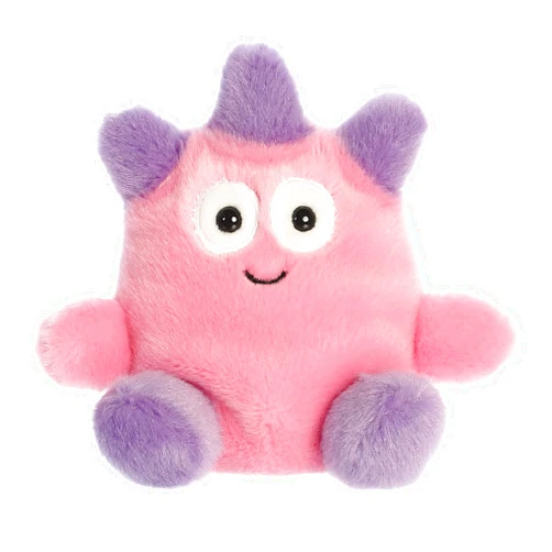 Aurora® Adorable Palm Pals™ Pip Monster™ Stuffed Animal - Pocket-Sized Fun - On-The-Go Play - Pink 5 Inches