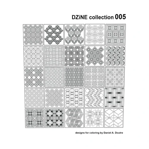 Daniel A Doutre DZiNE collection 005 (designs for coloring by Daniel A. Doutre)