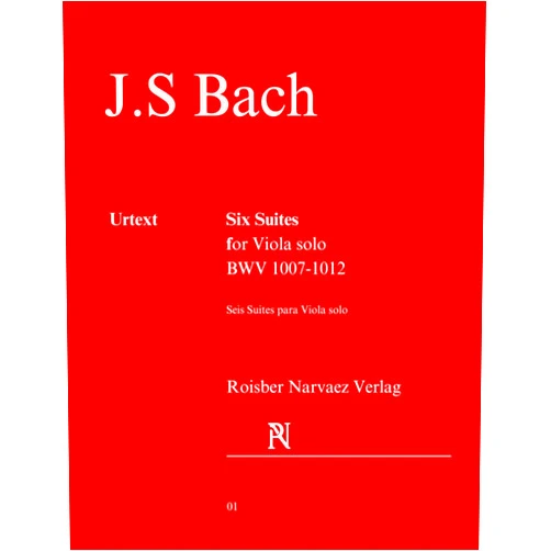 By Roisber Narvaez (Author) Six Suites for Viola Solo: Suites for Viola Bach