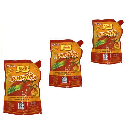 Generic Sibaritaa Aji Amarillo Pepper Sauce - Peruvian Yellow Chili Paste Peppers - Non Spicy - 250 Grams - 8.82 Oz Set of 3