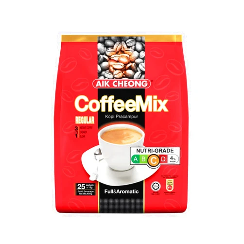 Aik Cheong Instant 3 in 1 Coffee Mix Campuran Minuman Kopi 600g. (20g.x30 Sachets)