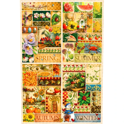 Cobble Hill Puzzle Company Ltd. Cobble Hill 2000 Piece Puzzle - The Four Seasons - Sample Poster Included