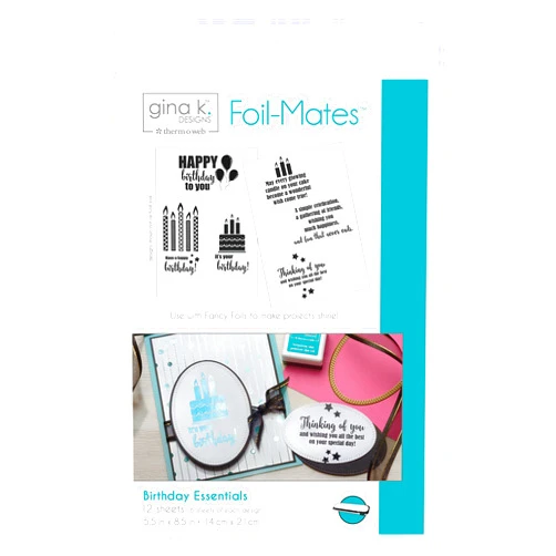 ICraft Gina K. Designs for Therm O Web Foil Mates Sentiments, 5.5