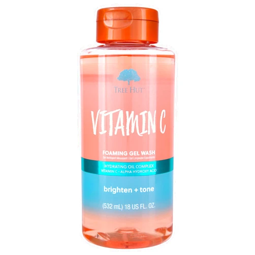 Tree Hut Vitamin C Nourishing & Moisturizing Foaming Gel Wash, 18 oz.