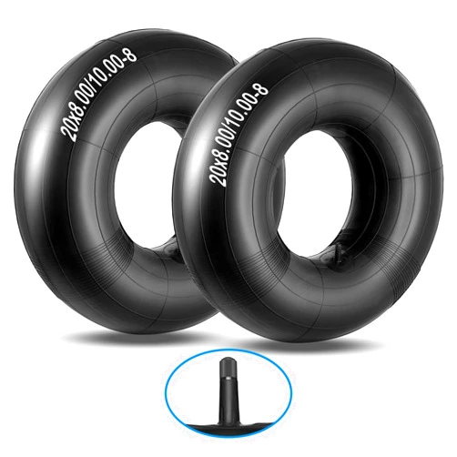 NAKAO 20x10-8,20x8-8,20x10.00-8,20x8.00-8 Premium Replacement Tire Inner Tubes(2 Packs)，for Riding Mower Lawn Tractor Snow Blower Golf Cart Garden Trailer,with TR13 Straight Valve Stem, by NAKAO