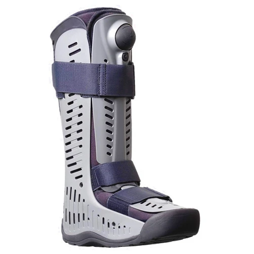 Ossur Rebound Air Walker Boot | Comfortable Walking Boot with Compression Straps & Air Pump Rocker Bottom | Walking Boot for Broken Foot, Walking Boot for Sprained Ankle (High Top, Medium)
