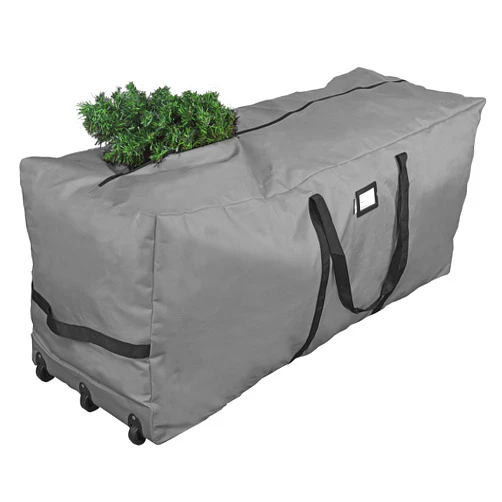 ProPik Christmas Rolling Tree Storage Bag 9 Ft. | Extra Large Heavy Duty Holiday Storage Container | 28