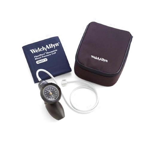 Welch Allyn DS58-11 Gauge with Durable FlexiPort Cuff and Nylon Zipper Case, Adult