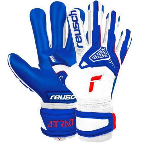 Reusch Attrakt Freegel Gold Sleek Finger Support Goalkeeper Gloves