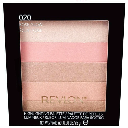 Revlon Highlighting Palette, Rose Glow [020] 0.26 oz (Pack of 2)