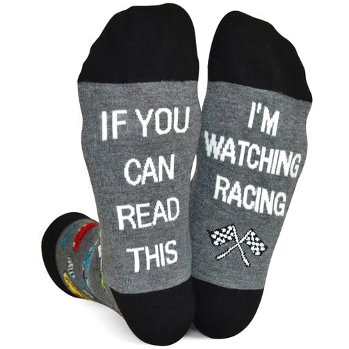 GOLIN If You Can Read This Funny Socks, Novelty Beer Hockey Golfing Gaming Racing Pickleball Lovers Christmas Gift