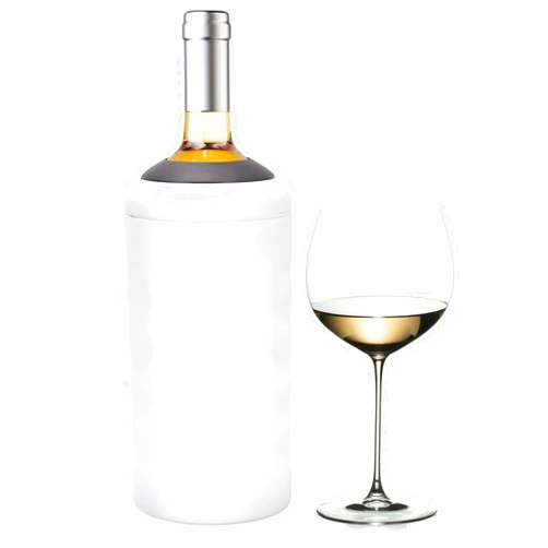 UMIEN Premium Wine Chiller - Wine Bottle Chiller Double Walled, Vacuum Insulated Wine Cooler for Most 750mL Champagne and Wine Bottles