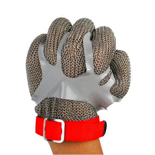 DBZDM Cut Resistant Gloves, Level 5 Cut Resistant Gloves Stainless Steel Metal Gloves for Butcher Chef and Mechanic, Good Helper for Meat Cutting, Fish Processing