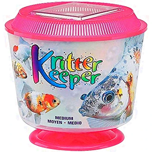 Lee's Kritter Keeper, Medium Round w/Lid and Pedestal, Assorted