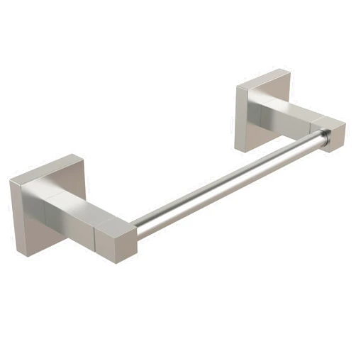 RUACQ Hand Towel Holder, 9-inch Hand Towel Bar, Square Base Towel Ring, 304 Stainless Steel Towel Rack for Bathroom, Wall Mounted(Brushed Nickel)