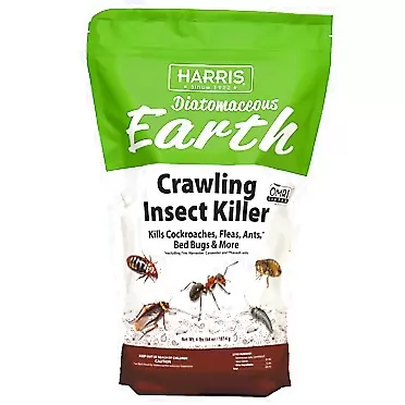 Harris Diatomaceous Earth Crawling Insect Killer, 4lb for Roaches, Fleas, Ants, Bed Bugs, and More