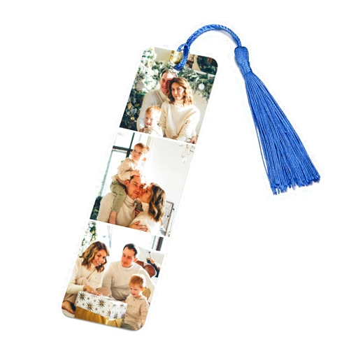Personalized Master Metal Book Mark with Tassel Custom Engraved Photo Color Picture Bookmark for Girlfriend Boyfriend Book Worms Birthdays Christmas Valentine's Day Gift