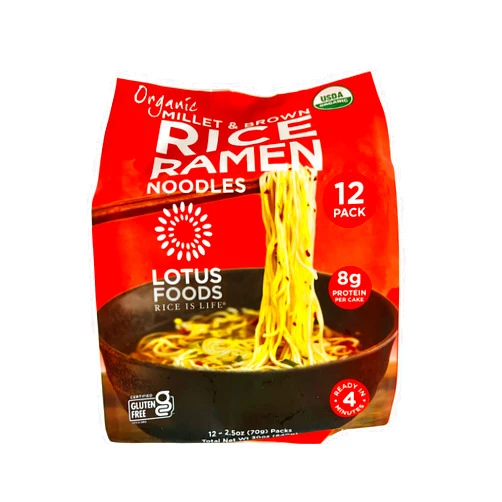 Generic Lotus Foods, Organic Millet & Brown Rice Ramen, 2.5 oz, 12-Count