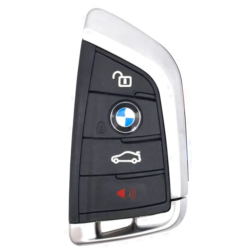 Arrvweer Replacement Keyless Entry Remote Control Key Fob Case Fit for BMW 1 3 5 7 Series X1 X5 X6 M5 M6 Key Fob Cover Shell 4 Buttons
