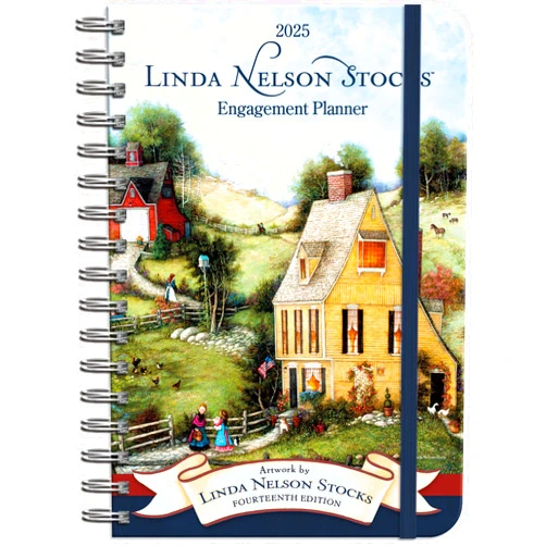 LANG Linda Nelson Stocks 2025 Spiral Engagement Planner (25991011090)