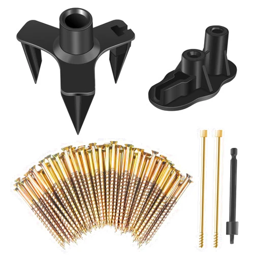 MARKETTY Squeaky Floor Repair Kit, Floor Fix Screws Kit for Most Wood Floors, Eliminate Squeaky Noise Under Carpeted Floors, Hardwood, Vinyl, and Linoleum Floors, Contains 5 Tools and 50 Screws