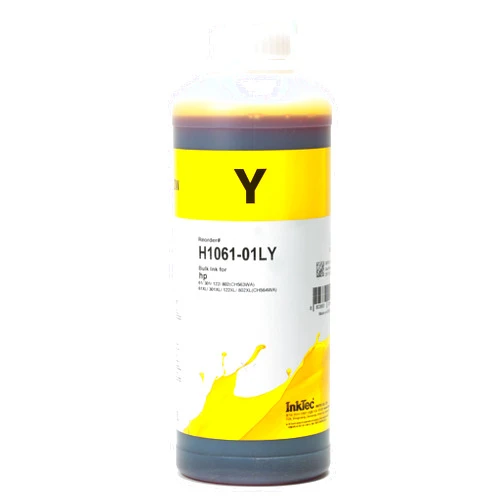 InkTec 1 Litre Refill 01LY Yellow HP301 HP301XL H1061