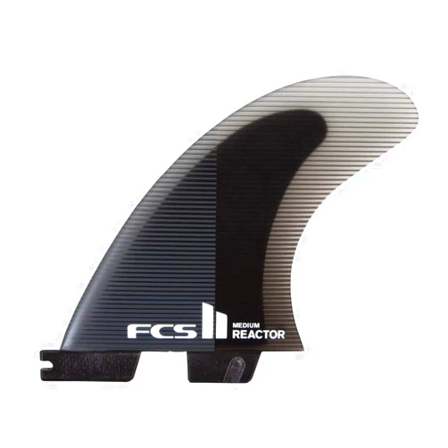 FCS II Reactor Performance Core Tri Fin Set - Charcoal/Black - L