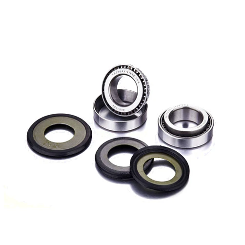 Factory Links [Factory Links] Dirt Bike Steering Stem Bearing Kits compatible with some: Suzuki, Yamaha, for exact fitment check description
