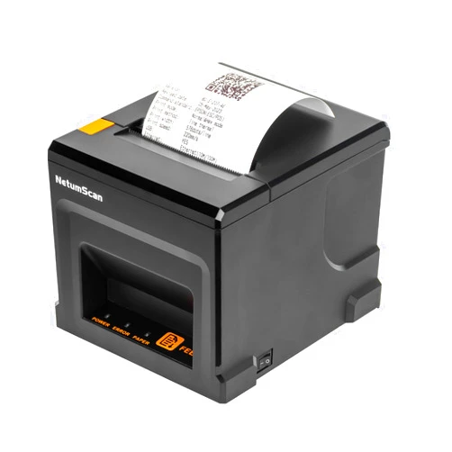 NetumScan 80mm POS Receipt Printer 300mm/s USB Thermal Receipt Printer with Auto Cutter Cash Drawer, USB Ethernet Interface, Support Windows/Mac/Linux, Restaurant Kitchen Printer for ESC/POS