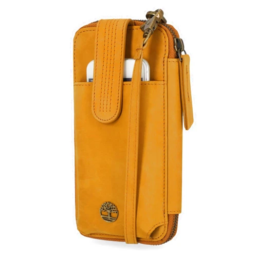 Timberland Women's RFID Leather Phone Crossbody Wallet Bag