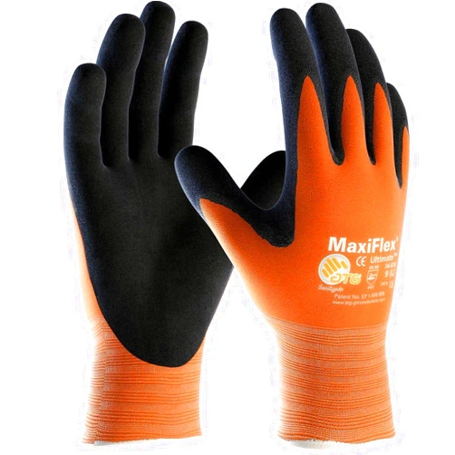 PIP 34-8014 Maxiflex Ultimate Nitrile Coated Micro-Foam Grip Nylon Glove Size XL (12 Pairs)