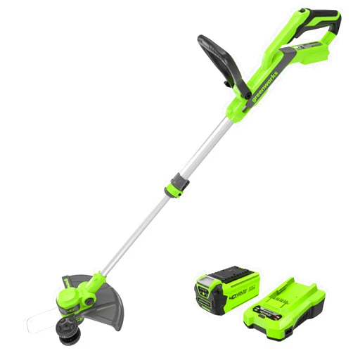 Greenworks 40V 13-Inch Cordless String Trimmer / Edger (Gen 2), 2.0Ah USB Battery and Charger Included