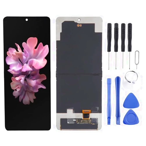 JIANBWAT LCD Screen for Samsung Galaxy Z Flip 5G SM-F707 Digitizer Full Assembly
