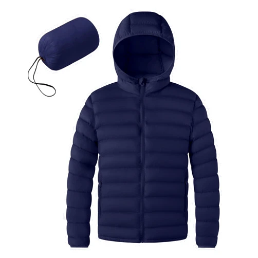 wantdo Men's Winter Jacket Hooded Lightweight Winter Coat Packable Puffer Jacket