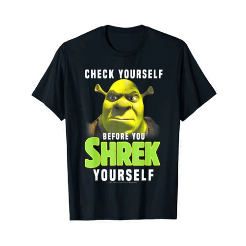 Shrek Check Yourself Before You Shrek Yourself T-Shirt