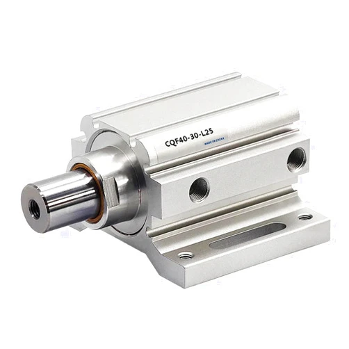 ENQIAOLIU Engraving Machine Automatic Loading and Unloading Positioning Cylinder CQF40-30-L25 Aircraft Cylinder with Bracket.