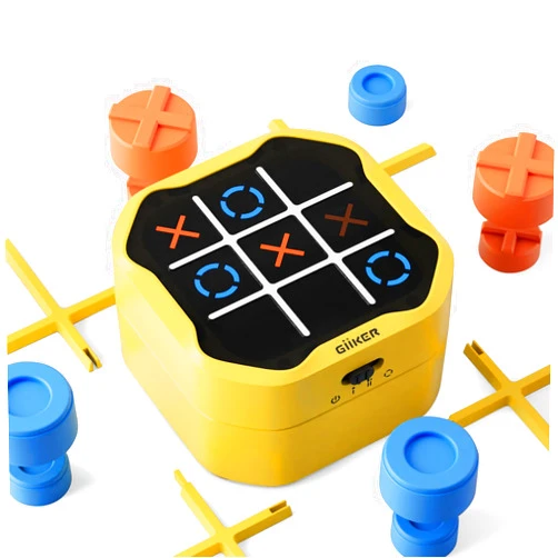 GiiKER Tic Tac Toe Bolt Game, Original 3-in-1 Handheld Puzzle Game Console, Portable Travel Games for Car Ride, Board Games for Kids and Adults, Birthday Gifts for Ages 3+