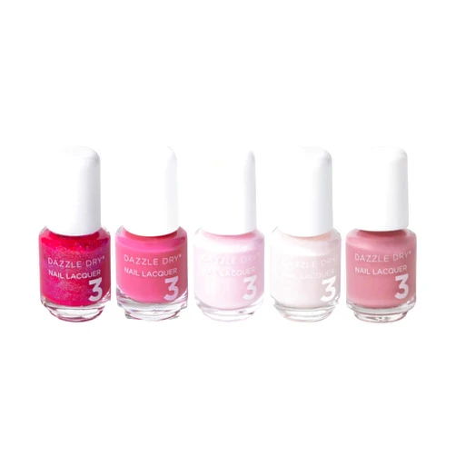 Dazzle Dry Mini Flight - Best of Pinks - 5 Mini Lacquers