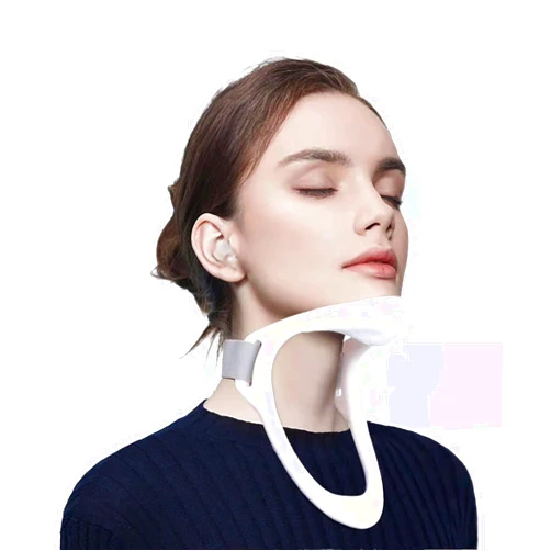 Luqeeg Neck Brace for Pain Relief, Cervical Traction Device, Cervical Collar, Posture Corrector Neck Support, Shaping V Chin, Stabilizes & Relieves Pressure in Spine for Women & Men Office Worker