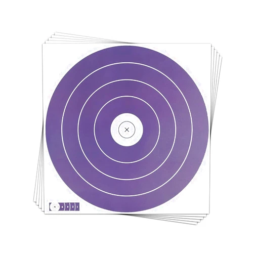 THREE ARCHERS NFAA 30pcs Archery Targets 40cm Standard Archery Targets 5 Ring Single Spot for Archery Training Competition Target Practice