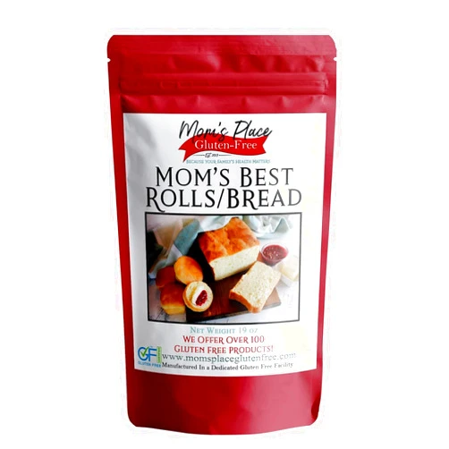 Mom's Place Gluten-Free Mom's Place Gluten Free Best Rolls & Bread Mix - Dairy Free, Nut Free, Soy Free, Corn Free, NON GMO, Preservative Free