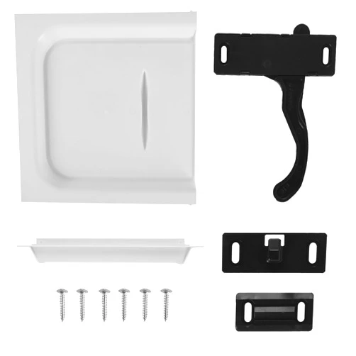 Aussio RV Screen Door Latch Handle Kit (Right Hand) and Door Slide 12