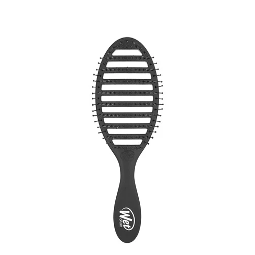 Wet Brush Speed Dry Hair Brush, Black - Vented Design & Ultra Soft HeatFlex Bristles Are Blow Dry Safe With Ergonomic Handle Manages Tangle and Uncontrollable Hair - Pain-Free Hair Accessories