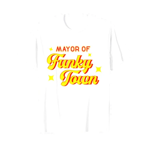 70s Disco Funk Vintage Retro Gifts Mayor of Funky Town 1970s Disco Funk 70s Retro Funk T-Shirt
